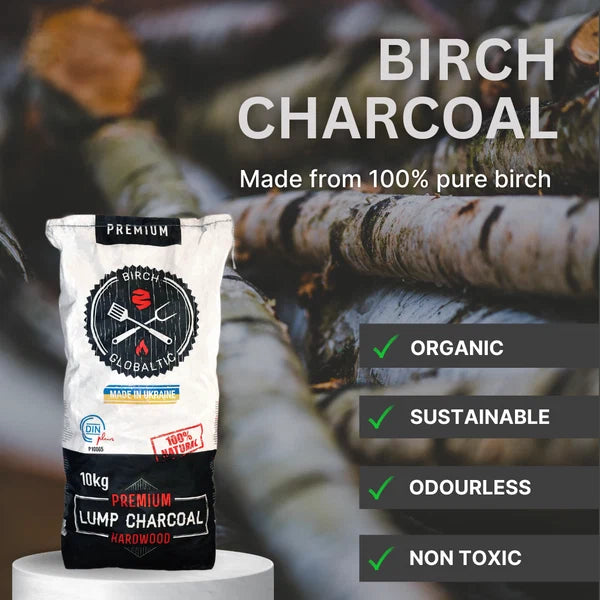 Globaltic Birch Lumpwood Charcoal 5 kg